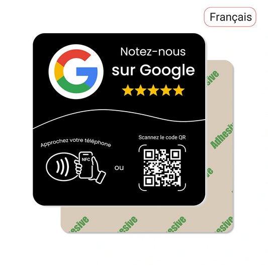 Google Review NFC Plate | PVC
