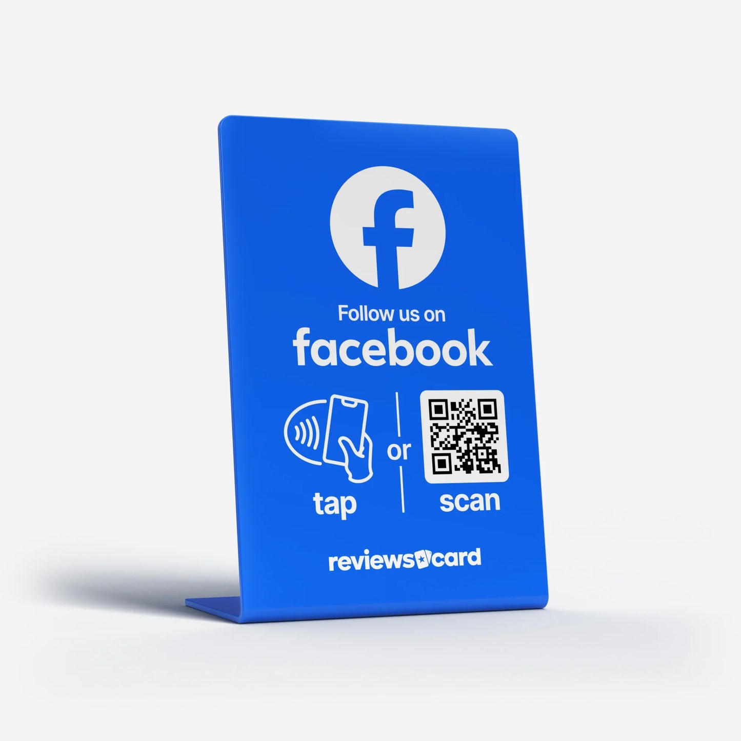 Facebook Social Card Stand NFC + QR