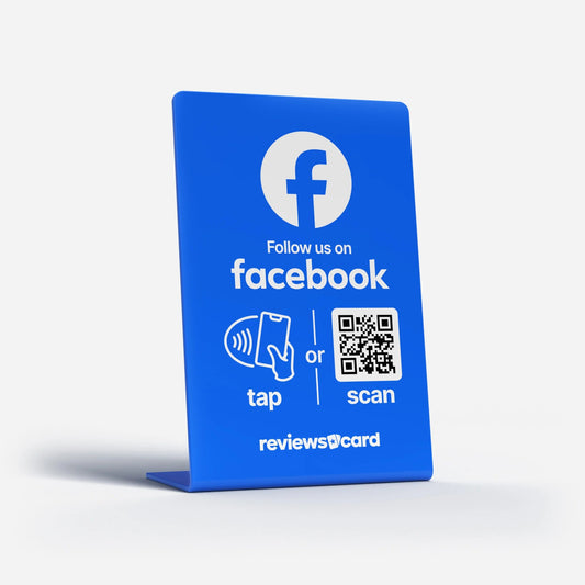 Facebook Social Card Stand NFC + QR